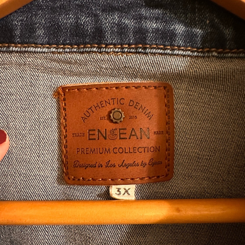 Distressed Enjean Denim Jacket - Picture 3 of 3